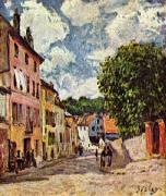 Alfred Sisley Strabe in Moret-Sur Loing oil